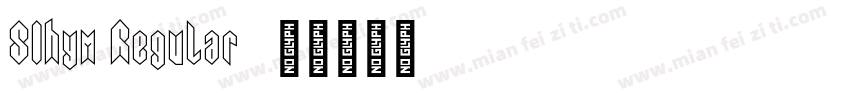 SIhym Regular字体转换
